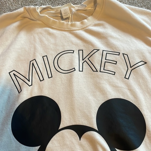 EUC Crew Neck Maternity Mickey Mouse Sweatshirt - Picture 4 of 4